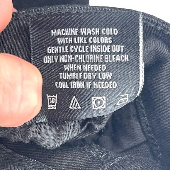 Platform Men’s Jeans 36/30 Modern Classic Slim Stretch Black Denim Ripped Knees - Picture 11 of 11